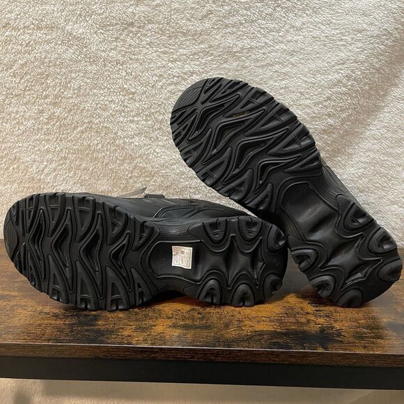 SKECHERS Afterburn Mens 15 Sneakers Athletic Work Shoes Memory Fit NEW Wide Fit - Picture 11 of 14